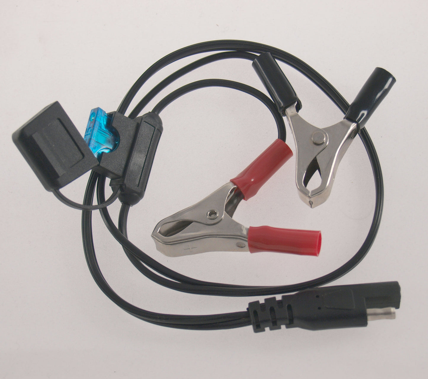 Dynaplug Mini Pro Inflator Crocodile Clips To Sae Plug Lead