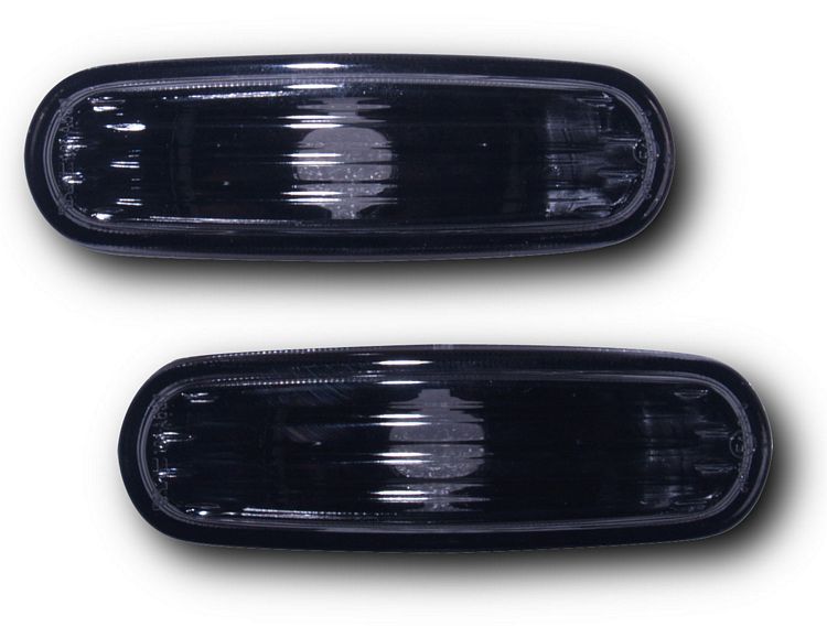 Fiat Panda Grande Punto Stilo Multipla Doblo Qubo Crystal Black Side Repeaters