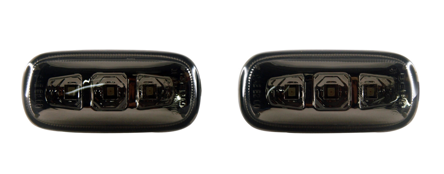 Audi A3, A4, A6 Light Smoked Black LED Depo Side Wing Repeaters