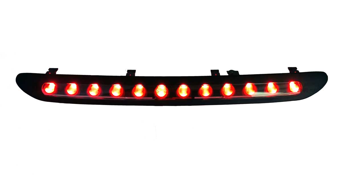 VW Golf Mk5 Hatch (Not For Golf Plus) LED Clear/Black High Level 3rd Brake Light