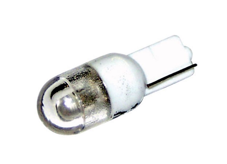Head Light Bulb - White Small 12V Capless 501 LED Bulb For Angel Eye Rings
