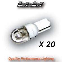 Head Light Bulbs - White Small 12V Capless 501 LED Bulbs For Angel Eye Rings - 20 pieces