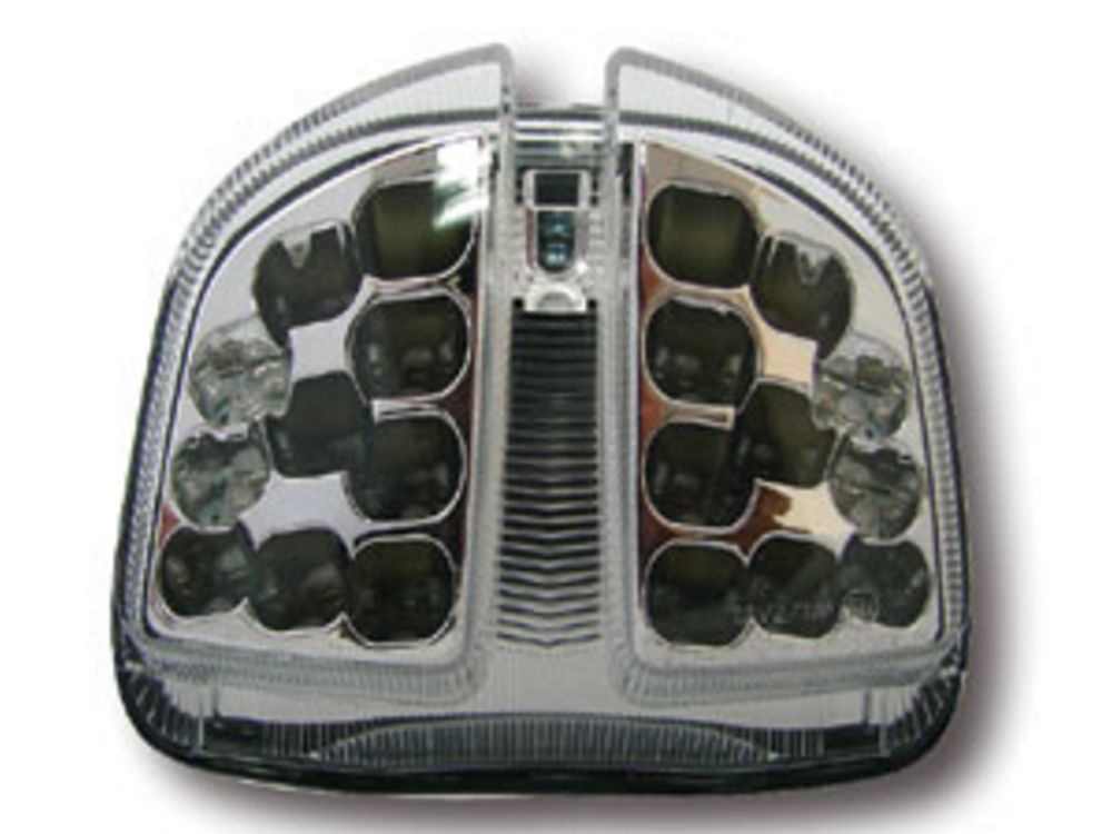 Suzuki GSX-R 600, GSX-R 750 (2006-2007) LED Clear Rear Tail Light With Integrated Indicators