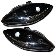 Seat Leon Mk2, Toledo 2005-2009, Altea 2004-2009 Black DRL-Style LED Headlights