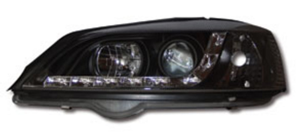 Vauxhall Astra G Mk4 (1998-2004) Black DRL-Style LED Headlights