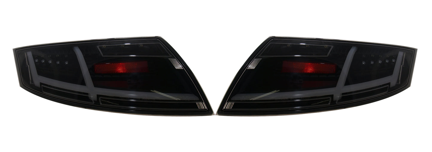 Audi TT Mk2 8J (2006-2014) Black LED Light Bar Rear Tail Lights