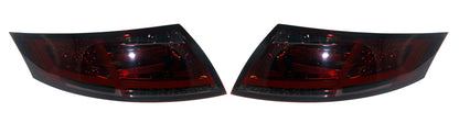 Audi TT Mk2 8J (2006-2014) Red/Black LED Rear Tail Lights