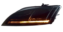 Audi TT Mk2 8J (2006-2014) Black DRL-Style HID/Xenon Projector Headlights With Sequential Indicators - Only For Cars With OE HID/Xenon Dipped Beams