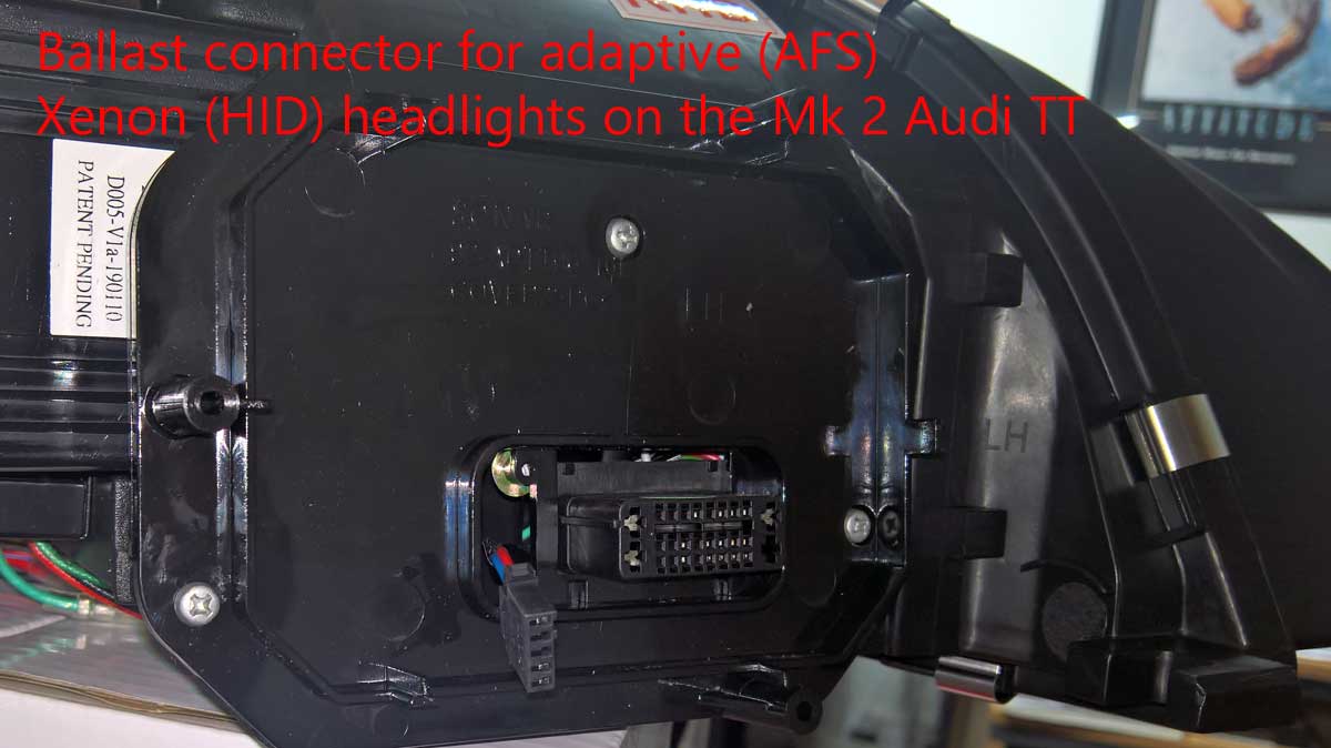 Audi TT Mk2 8J (2006-2014) Black DRL HID/Xenon Projector Headlights With Sequential Indicators - Only For Cars With Oe Bi-Xenon Adaptive (AFS) Headlights