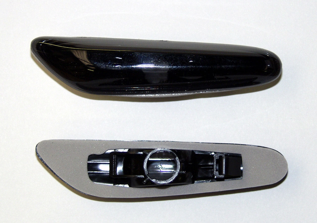 BMW 1-Series E81 E87, 3-Series E90, 5-Series E60 Crystal Black Side Repeaters