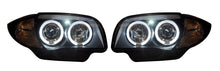 BMW 1-Series E81 E82 E87 E88 (2004-2011) Black Angel Eye Headlights