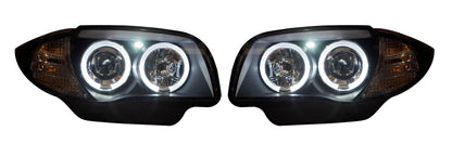 BMW 1-Series E81 E82 E87 E88 (2004-2011) Black Angel Eye Headlights