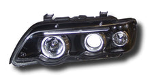BMW X5 E53 (1998-2003) Black Angel Eye Headlights - (Rhd Only)