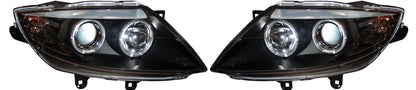 BMW Z4 (2003-2008) Black Angel Eye Headlights Without Adjusting Motors