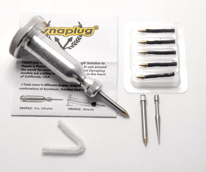Dynaplug Xtreme Aluminium Tubeless Tyre Puncture Repair Kit For Car & Motorcycles