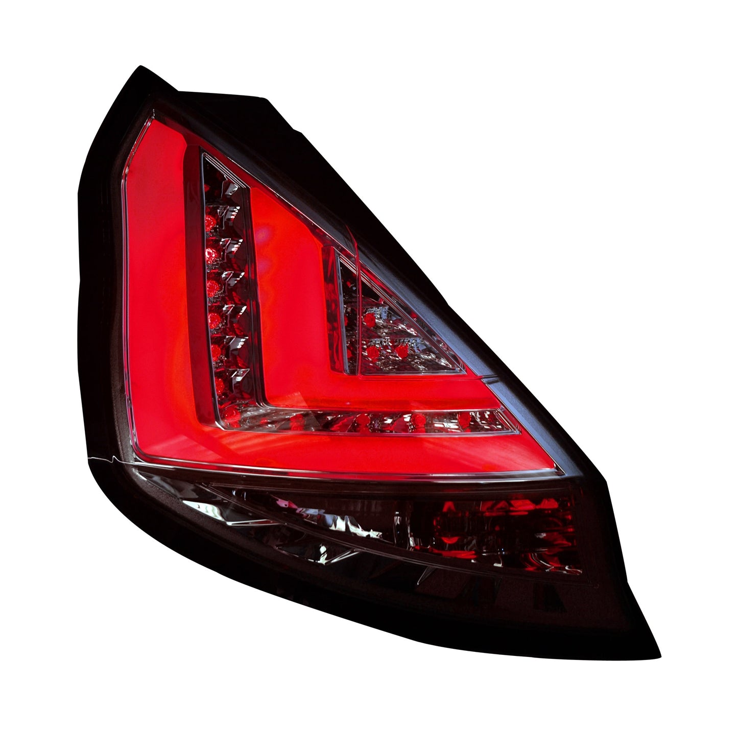 Ford Fiesta Mk7 Facelift 2013-2017 Clear LED Light Bar Rear Tail Lights