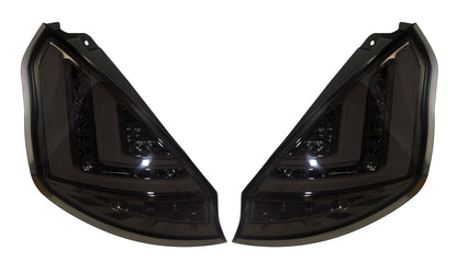 Ford Fiesta Mk7 Facelift 2013-2017 Smoked LED Light Bar Rear Tail Lights