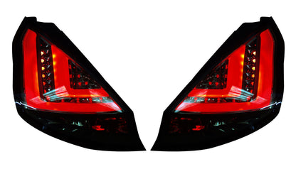 Ford Fiesta Mk7 Pre-Facelift 2008-2012 Smoked LED Light Bar Rear Tail Lights