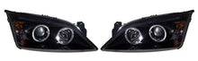 Ford Mondeo Mk3 (Gen2) 2000-2007 Black Angel Eye Projector Headlights
