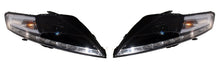Ford Mondeo Mk4 07-14 Black DRL-Style Devil Eye Headlights With Motors