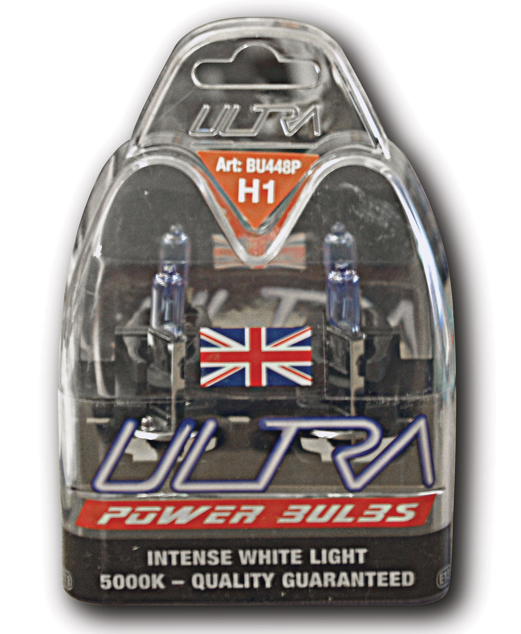 H1 Power White Xenon Head Light Bulbs - 12V 55W