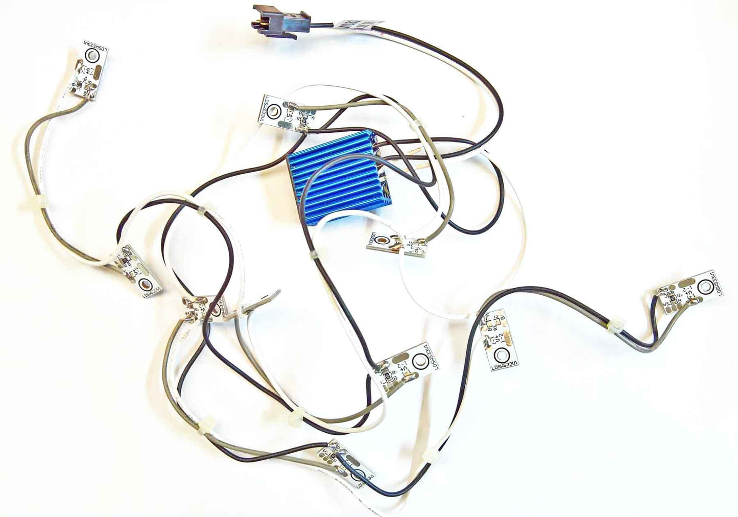 LED/DRL String Of 10 Bulbs With Resistor Box For Junyan Headlights