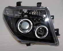 Nissan Navara D40 Pathfinder R51 (2005-2010) - Black Angel Eye Headlights.