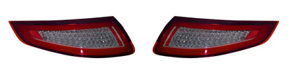 Porsche 911 (997) 2005-2008 Red/Clear LED Light Bar Rear Tail Lights With Sequential Indicators