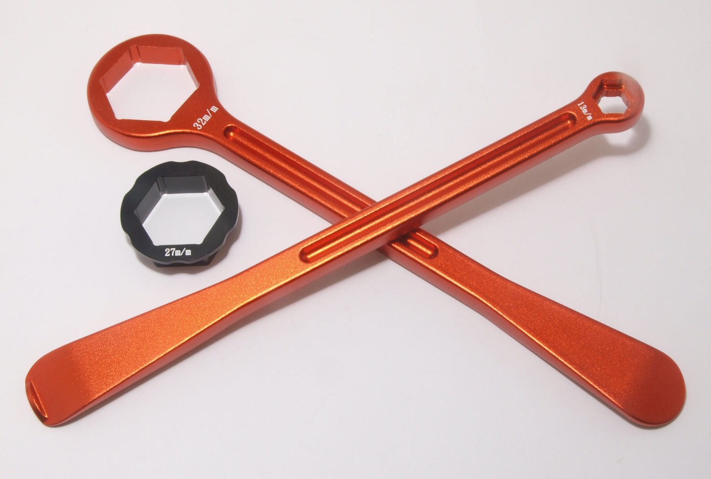 Motorcycle Aluminium Combination Tyre Lever Spanner Set 10/13/22/27/32 mm