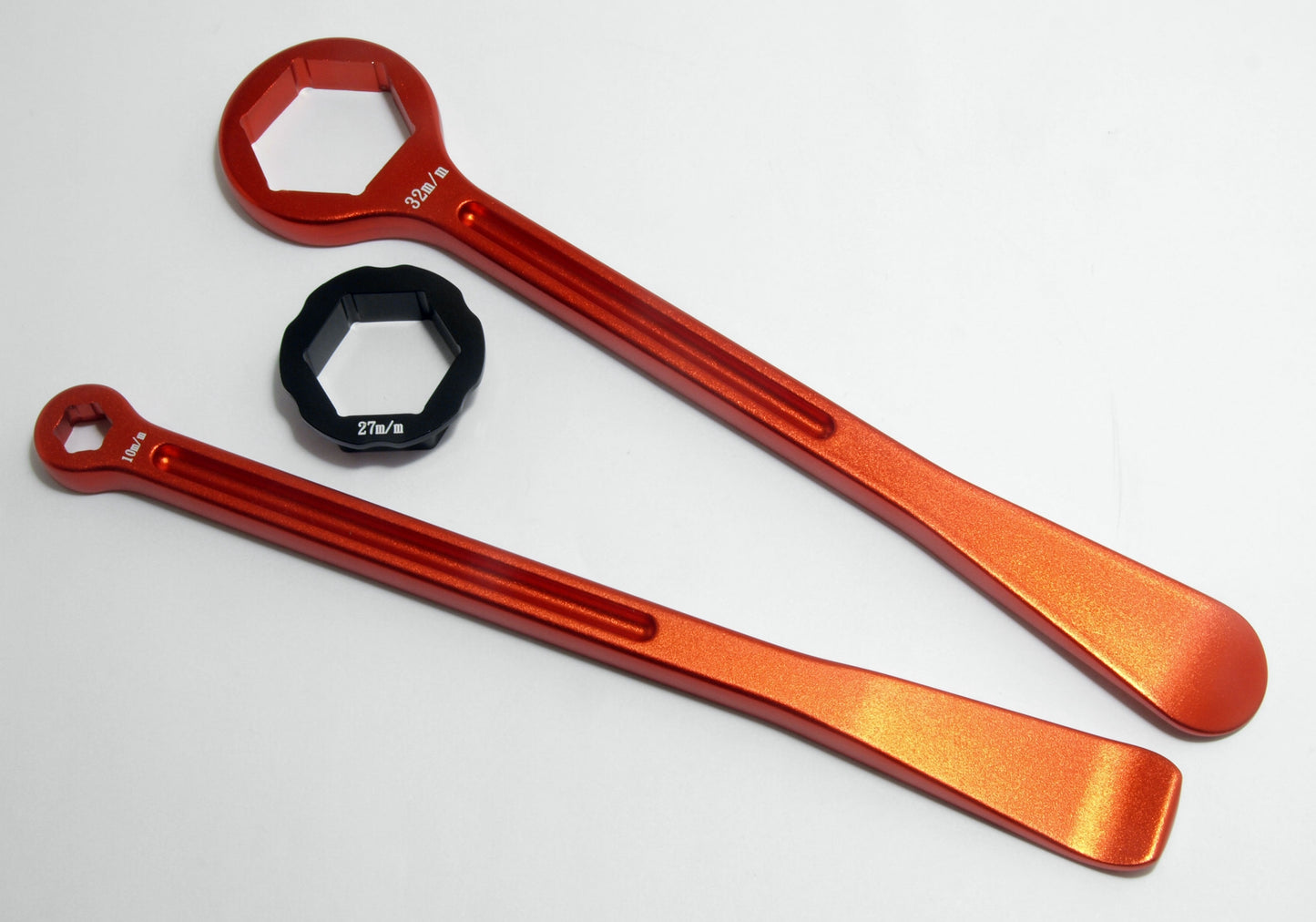 Motorcycle Aluminium Combination Tyre Lever Spanner Set 10/13/22/27/32 mm