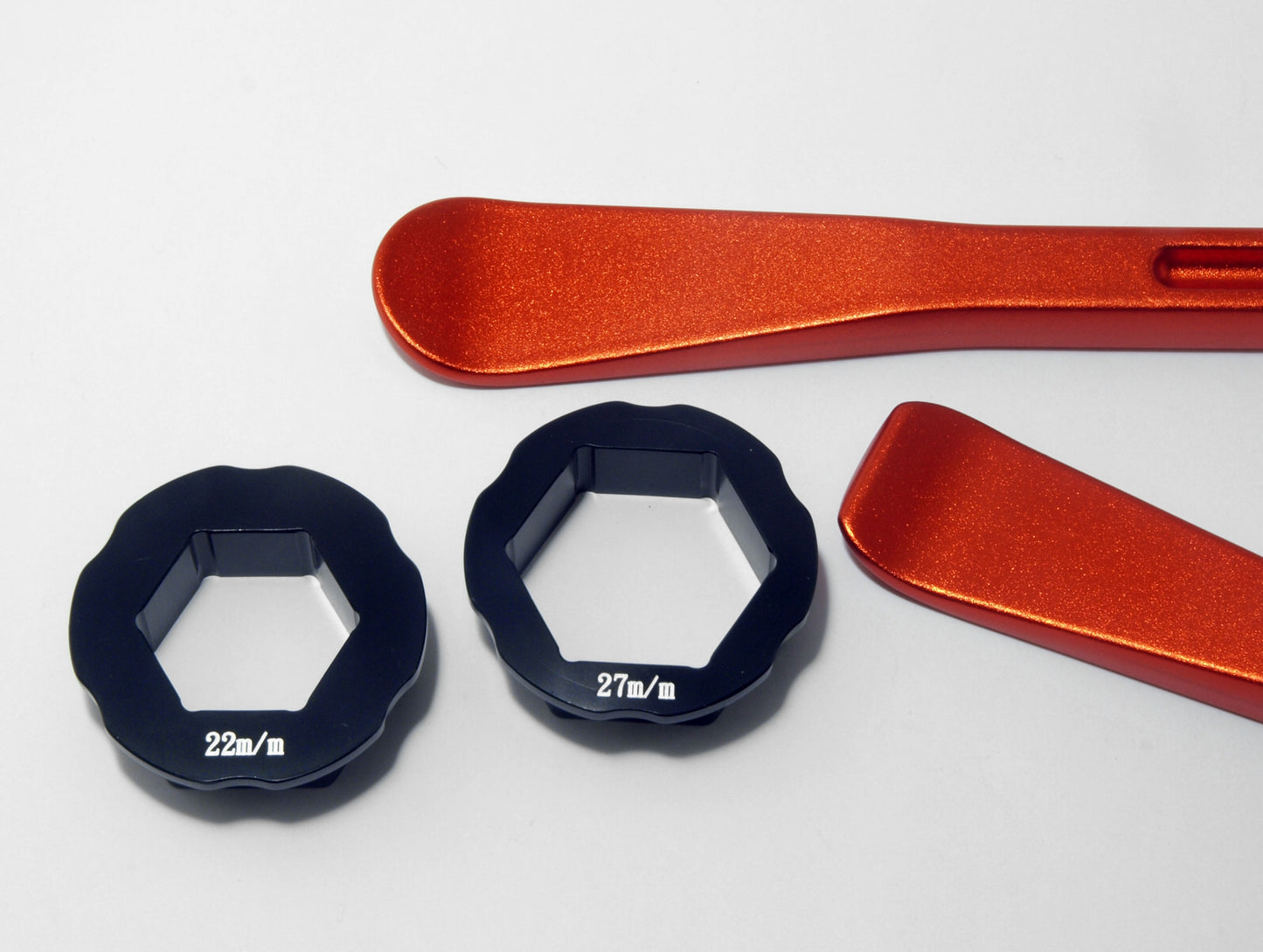 Motorcycle Aluminium Combination Tyre Lever Spanner Set 10/13/22/27/32 mm