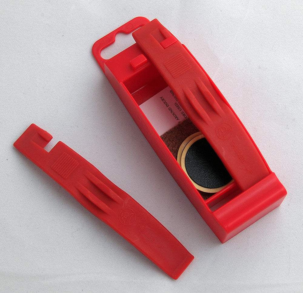 Bicycle Tyre Puncture Repair Kit - Glueless With Nylon Tyre Levers