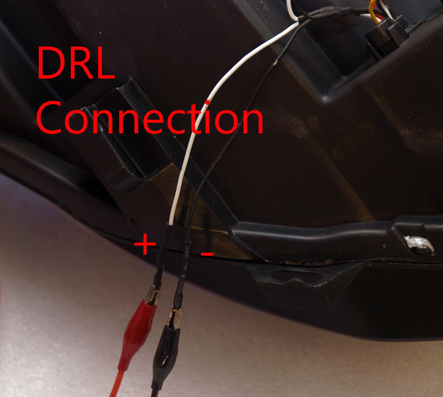 Vauxhall Astra J Mk 6 (2010 To 2015) Black DRL Light Bar Headlights