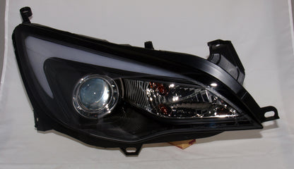 Vauxhall Astra J Mk 6 (2010 To 2015) Black DRL Light Bar Headlights