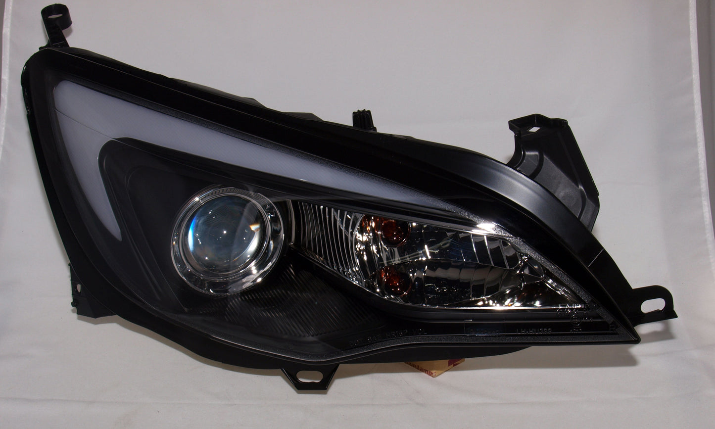 Vauxhall Astra J Mk 6 (2010 To 2015) Black DRL Light Bar Headlights