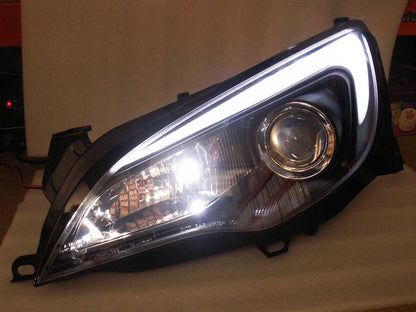 Vauxhall Astra J Mk 6 (2010 To 2015) Black DRL Light Bar Headlights