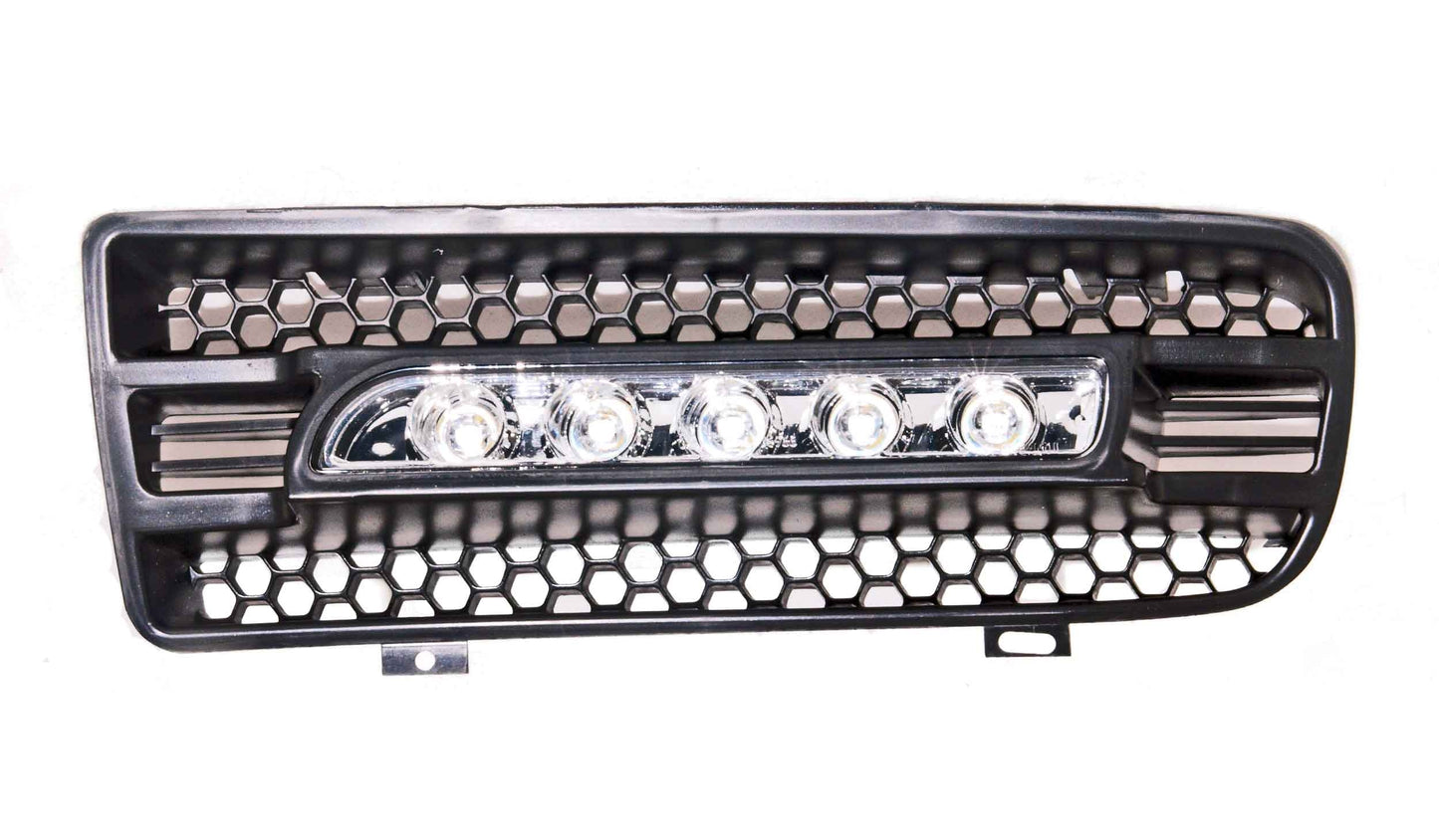 VW Golf Mk4 (1997-203) Front Foglight Cover Set With LED DRLs